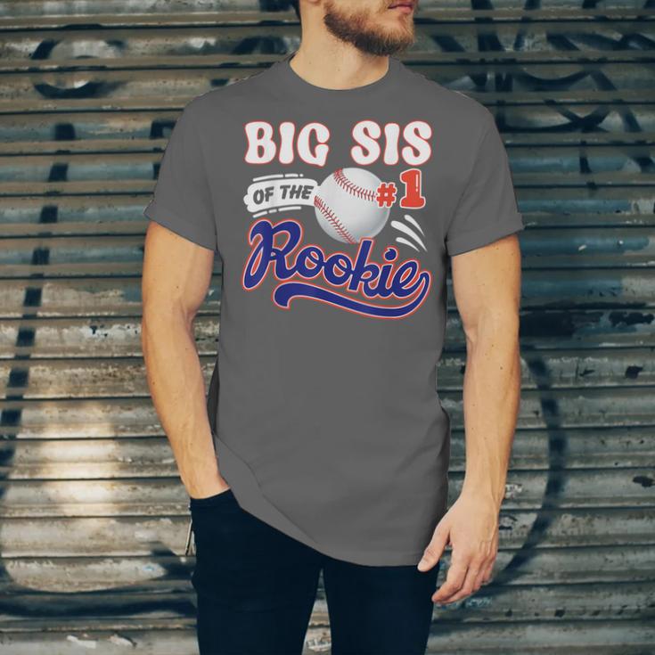 Big Sis Rookie Of Year 1st Birthday Baseball Theme Matching Unisex Jersey T-Shirt Big Sis Rookie Of Year 1st Birthday Baseball Theme Matching Unisex Jersey T-Shirt