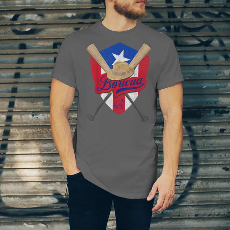Boricua Puerto Rico Baseball Coqui Frog Pava Hat Fan Unisex Jersey T-Shirt Boricua Puerto Rico Baseball Coqui Frog Pava Hat Fan Unisex Jersey T-Shirt