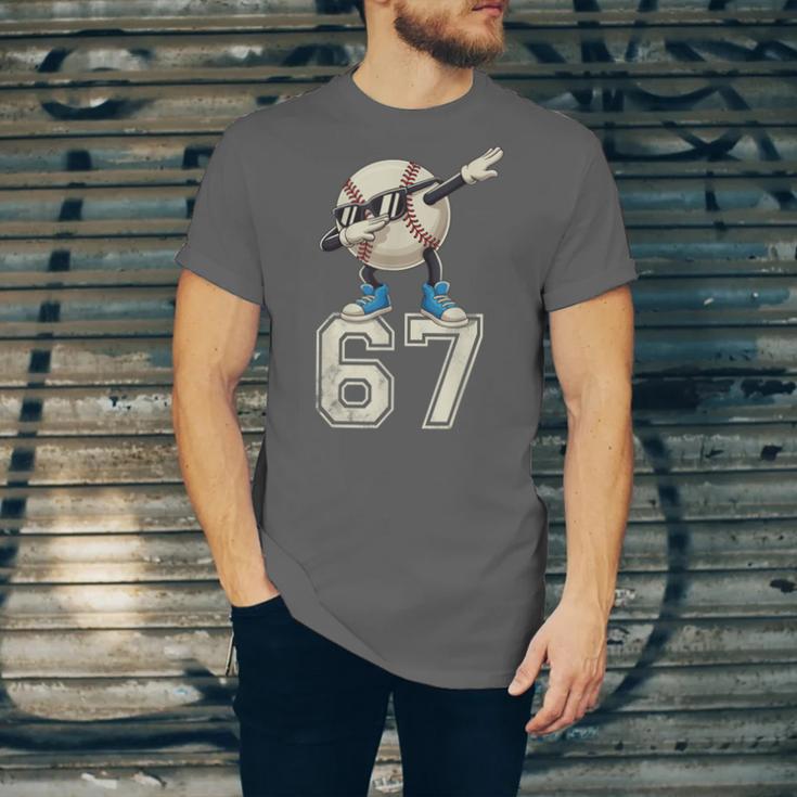 Boys Kids 67 Six Seven Sunglasses Dabbing Baseball Lover Unisex Jersey T-Shirt Boys Kids 67 Six Seven Sunglasses Dabbing Baseball Lover Unisex Jersey T-Shirt