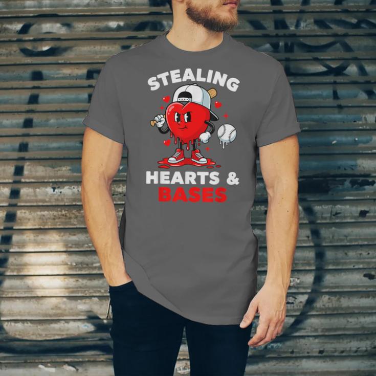 Boys Valentines Baseball Drip Icecream Stealing Hearts Kids Unisex Jersey T-Shirt Boys Valentines Baseball Drip Icecream Stealing Hearts Kids Unisex Jersey T-Shirt