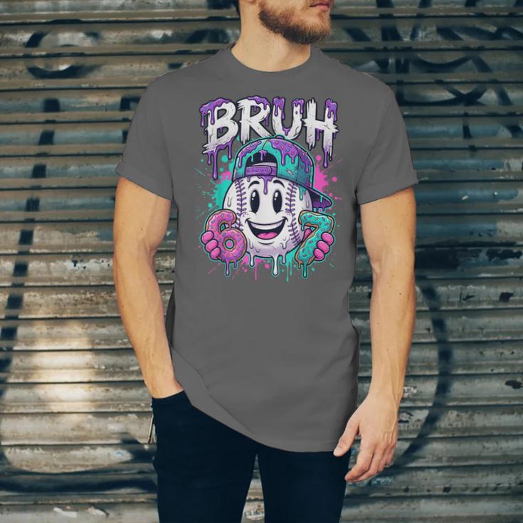 Bruh 67 Baseball Drip Boys Kids Six Seven Meme 6-7 Dripping Unisex Jersey T-Shirt Bruh 67 Baseball Drip Boys Kids Six Seven Meme 6-7 Dripping Unisex Jersey T-Shirt