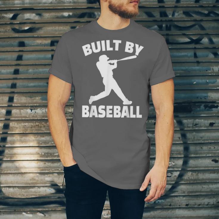 Built By Baseball Baseball For Men Women Boys Players Unisex Jersey T-Shirt