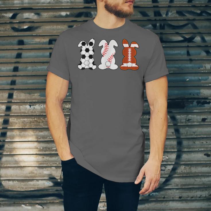 Bunny Football Baseball Sport Easter Day Unisex Jersey T-Shirt