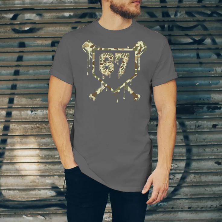 Camo Baseball Ice Cream Drip Number 67 Player 67th Birthday Unisex Jersey T-Shirt Camo Baseball Ice Cream Drip Number 67 Player 67th Birthday Unisex Jersey T-Shirt