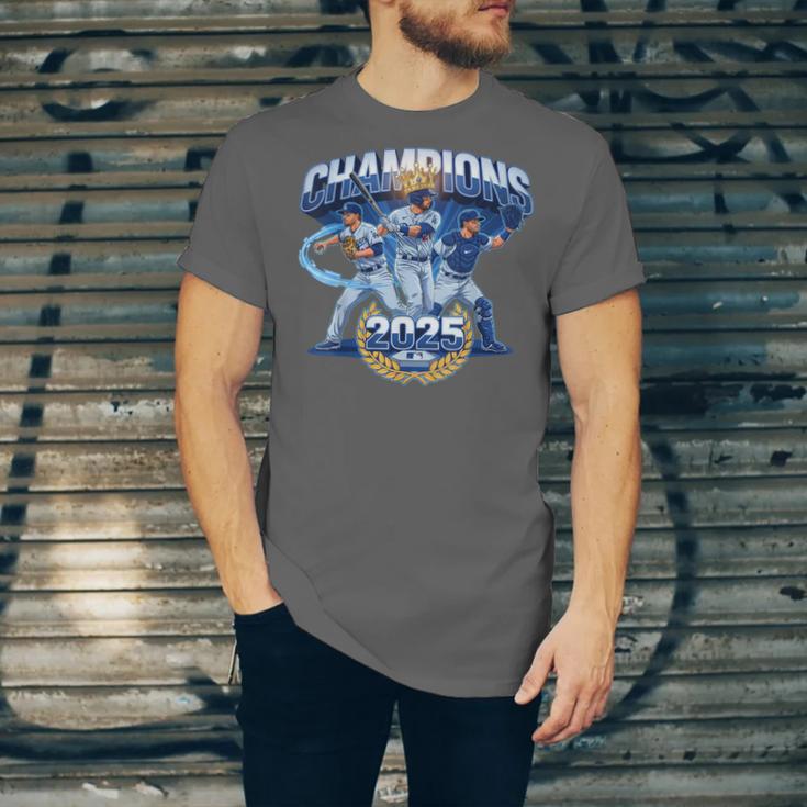Champions 2025 Baseball Retro Athletic Celebration Theme Unisex Jersey T-Shirt