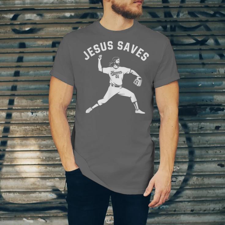 Christian Jesus Saves Baseball Pitcher Heaven 01 Sports Unisex Jersey T-Shirt Christian Jesus Saves Baseball Pitcher Heaven 01 Sports Unisex Jersey T-Shirt