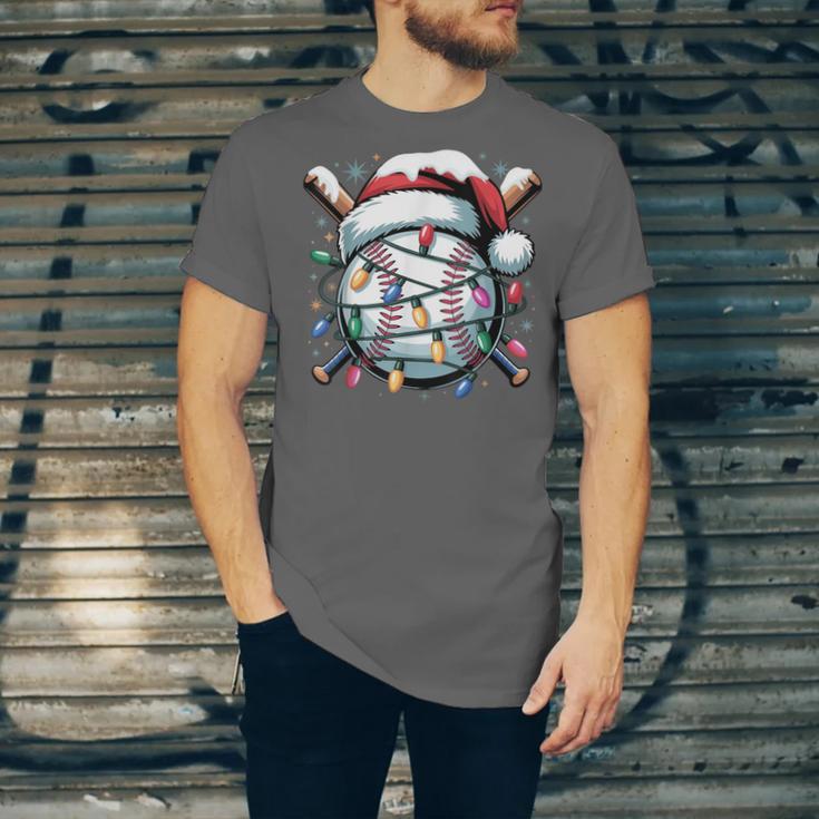 Christmas Baseball Boy Youth Kid Men Santa Hat Xmas Baseball Unisex Jersey T-Shirt Christmas Baseball Boy Youth Kid Men Santa Hat Xmas Baseball Unisex Jersey T-Shirt