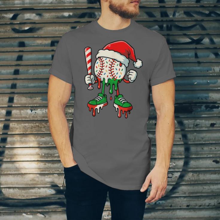 Christmas Baseball Drip For Boys Ice Cream Drip Baseball Unisex Jersey T-Shirt Christmas Baseball Drip For Boys Ice Cream Drip Baseball Unisex Jersey T-Shirt