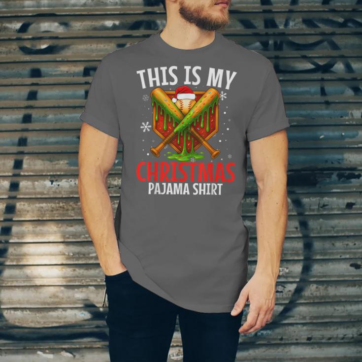 My Christmas Baseball Pajama Helmet Santa Xmas Men Boys Unisex Jersey T-Shirt My Christmas Baseball Pajama Helmet Santa Xmas Men Boys Unisex Jersey T-Shirt