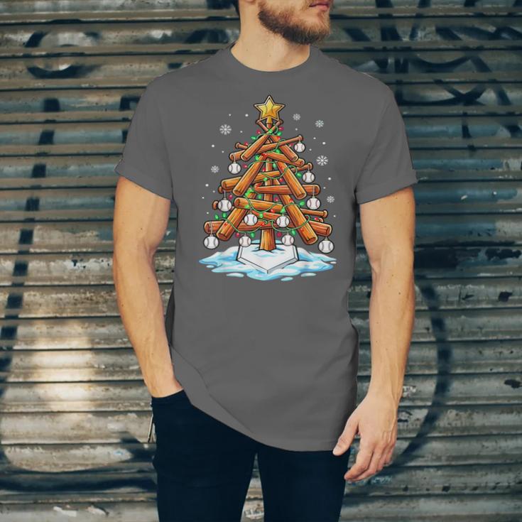 Christmas Baseball Tree Lights Xmas Unisex Jersey T-Shirt Christmas Baseball Tree Lights Xmas Unisex Jersey T-Shirt
