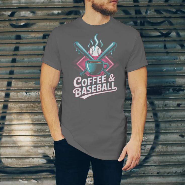 Coffee And Baseball Baseball Player Unisex Jersey T-Shirt
