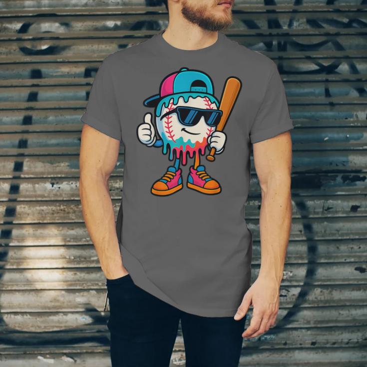 Cool Baseball Drip For Boys Ice Cream Drip Baseball Kids Unisex Jersey T-Shirt Cool Baseball Drip For Boys Ice Cream Drip Baseball Kids Unisex Jersey T-Shirt