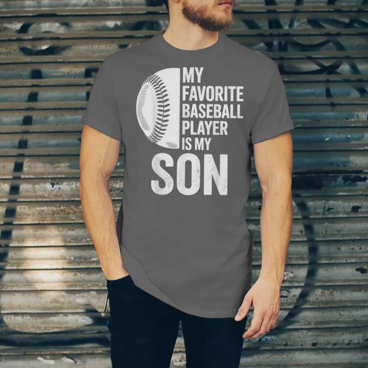Cute Favorite Baseball Player Is My Son Women Men Unisex Jersey T-Shirt Cute Favorite Baseball Player Is My Son Women Men Unisex Jersey T-Shirt
