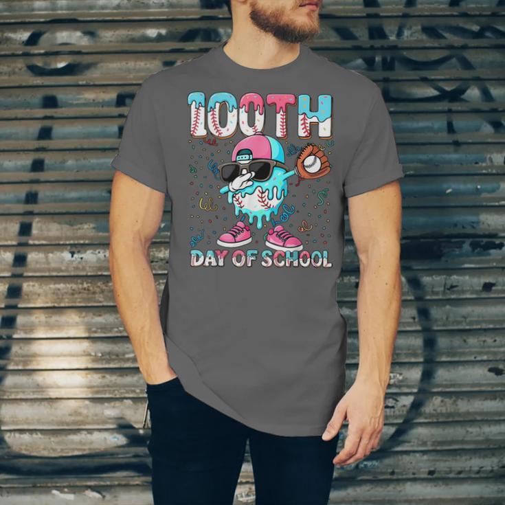 Dabbing Drippy 100th Days Of School Baseball Ice Cream Drip Unisex Jersey T-Shirt Dabbing Drippy 100th Days Of School Baseball Ice Cream Drip Unisex Jersey T-Shirt