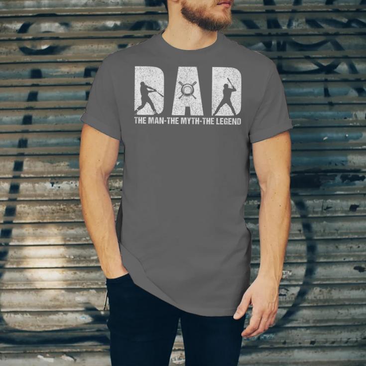 Dad Baseball The Man The Myth The Legend Daddy Father's Day Unisex Jersey T-Shirt Dad Baseball The Man The Myth The Legend Daddy Father's Day Unisex Jersey T-Shirt
