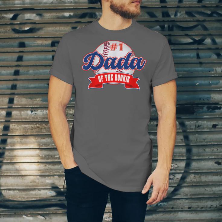 Dada Rookie Of Year 1st Birthday Baseball Theme Matching Unisex Jersey T-Shirt