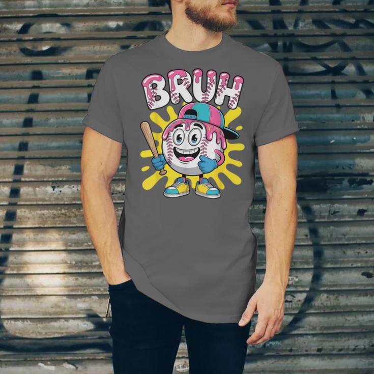 Drip Baseball Boy Youth Kid Ice Cream Dripping Baseball Bruh Unisex Jersey T-Shirt Drip Baseball Boy Youth Kid Ice Cream Dripping Baseball Bruh Unisex Jersey T-Shirt