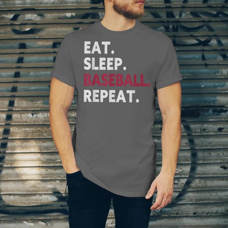 Eat Sleep Baseball Repeat Baseball Player Unisex Jersey T-Shirt Eat Sleep Baseball Repeat Baseball Player Unisex Jersey T-Shirt