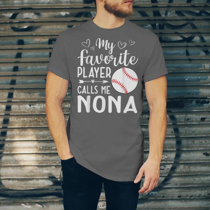 My Favorite Player Calls Me Nona Baseball Player Unisex Jersey T-Shirt My Favorite Player Calls Me Nona Baseball Player Unisex Jersey T-Shirt