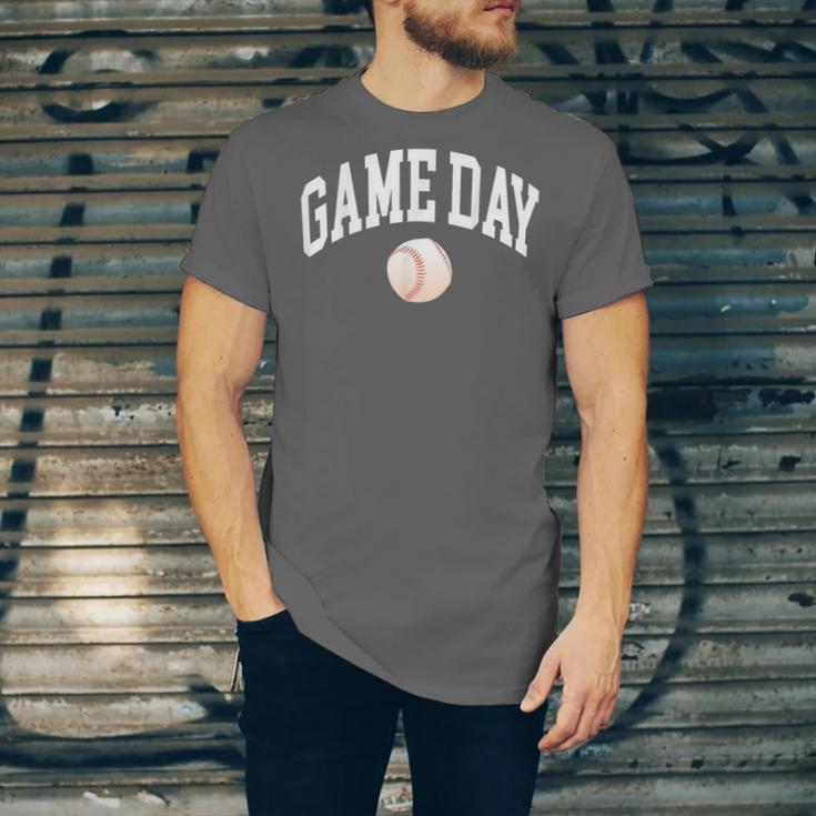 Game Day Baseball Player And Fan Graphic Unisex Jersey T-Shirt Game Day Baseball Player And Fan Graphic Unisex Jersey T-Shirt