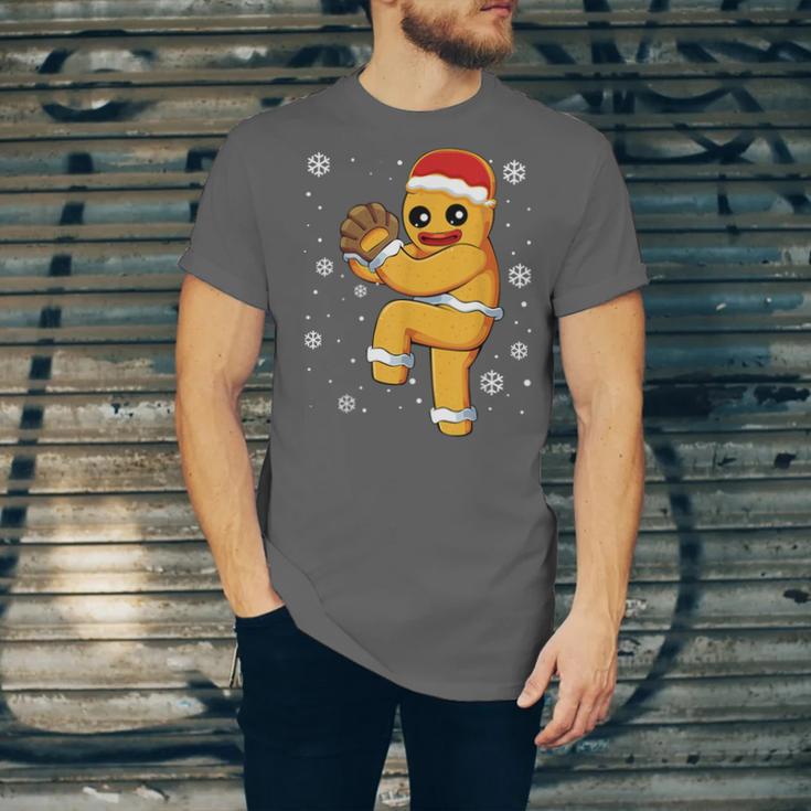 Gingerbread Man Baseball Christmas Unisex Jersey T-Shirt Gingerbread Man Baseball Christmas Unisex Jersey T-Shirt