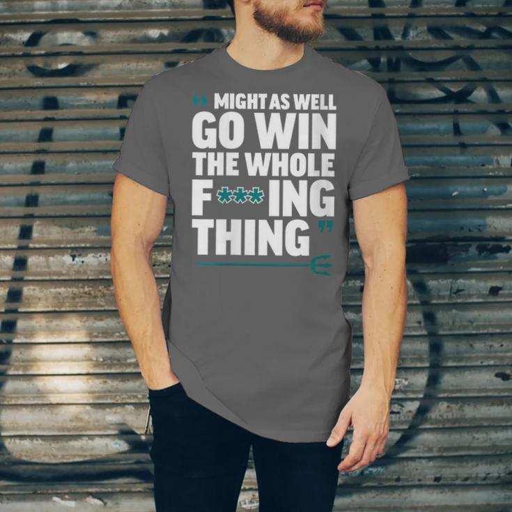 Might As Well Go Win The Whole Thing Baseball Apparel Unisex Jersey T-Shirt