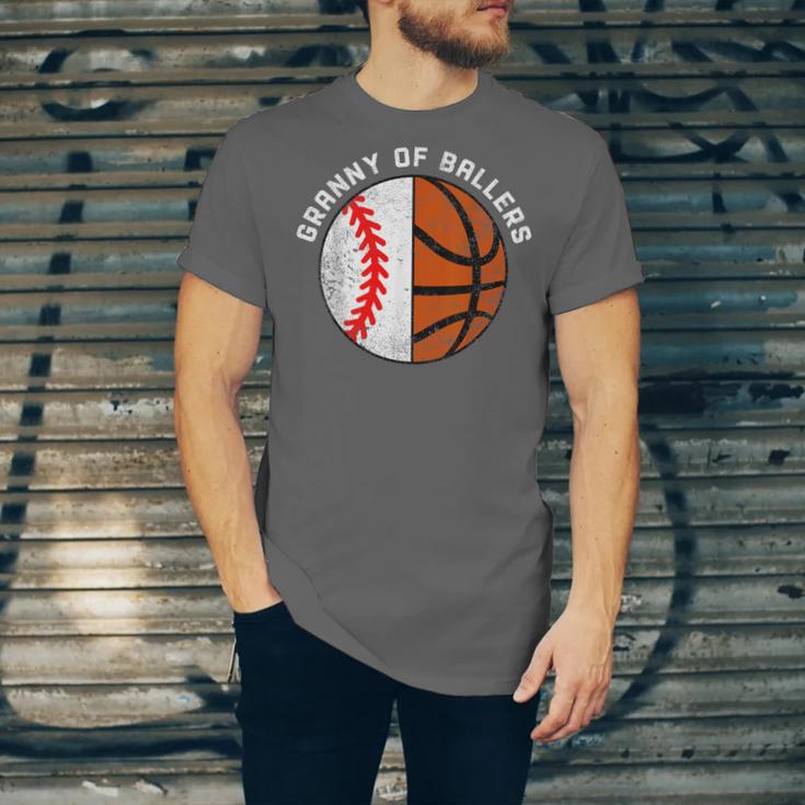 Granny Of Ballers Baseball Basketball Grandma Granny Unisex Jersey T-Shirt