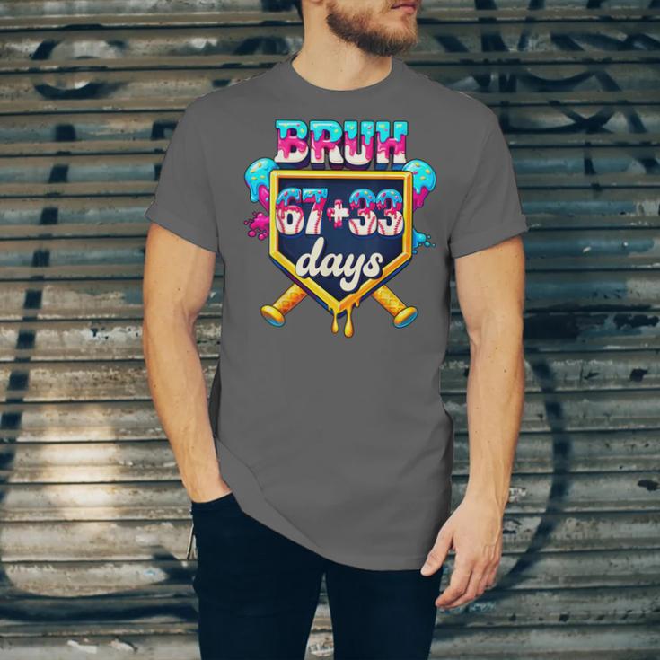 Happy 6733 Days Of School Baseball Drip 100th Day Of School Unisex Jersey T-Shirt Happy 6733 Days Of School Baseball Drip 100th Day Of School Unisex Jersey T-Shirt