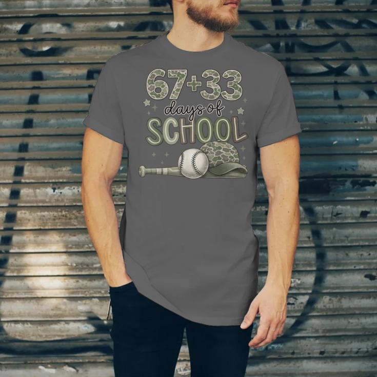 HUGvyn 6733 Days Of School Baseball 100 Days Camo Cap Boys Unisex Jersey T-Shirt HUGvyn 6733 Days Of School Baseball 100 Days Camo Cap Boys Unisex Jersey T-Shirt