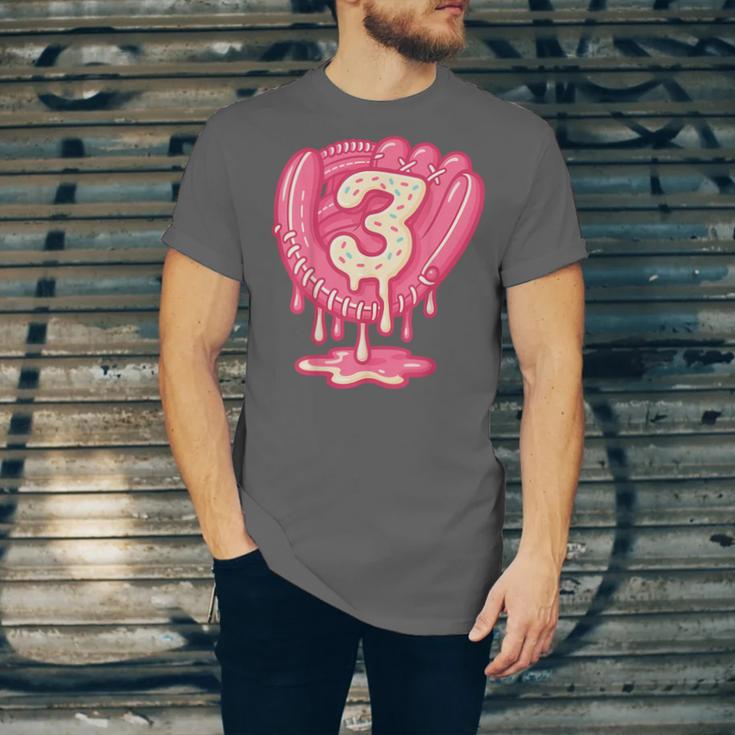 Ice Cream Baseball Glove 3rd Birthday Edition Unisex Jersey T-Shirt Ice Cream Baseball Glove 3rd Birthday Edition Unisex Jersey T-Shirt