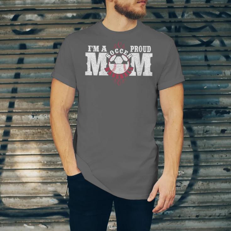 I'm a Proud Soccer Baseball Mom Unisex Jersey T-Shirt I'm a Proud Soccer Baseball Mom Unisex Jersey T-Shirt