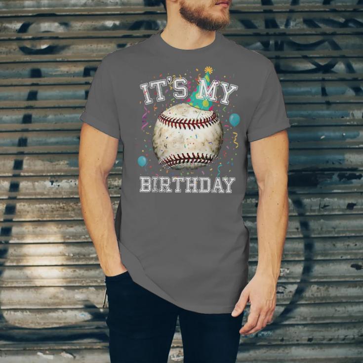 Its My Birthday Vintage Baseball Celebration For Men Kids Unisex Jersey T-Shirt Its My Birthday Vintage Baseball Celebration For Men Kids Unisex Jersey T-Shirt