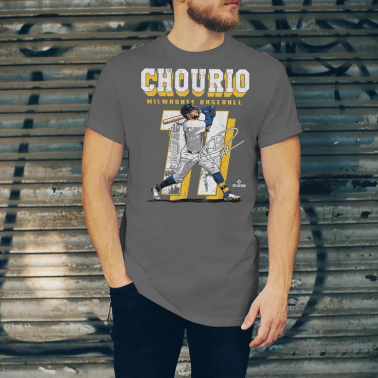 Jackson Chourio Milwaukee MLB Baseball Player MLBJCH201M Unisex Jersey T-Shirt