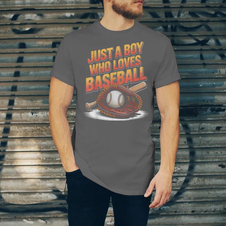 Just A Boy Who Loves Baseball Player Kids Unisex Jersey T-Shirt Just A Boy Who Loves Baseball Player Kids Unisex Jersey T-Shirt
