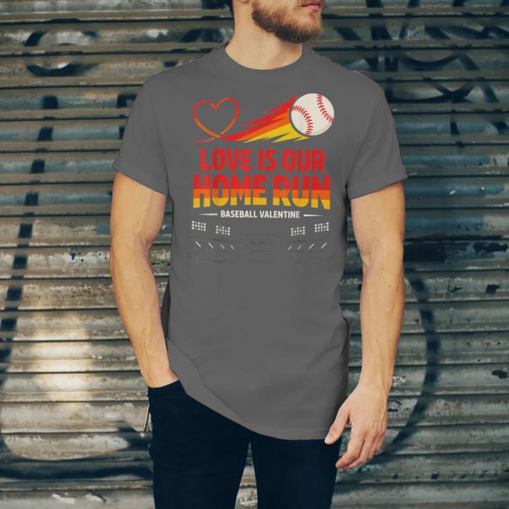 Love Is Our Home Run Baseball Valentine Couple Unisex Jersey T-Shirt Love Is Our Home Run Baseball Valentine Couple Unisex Jersey T-Shirt