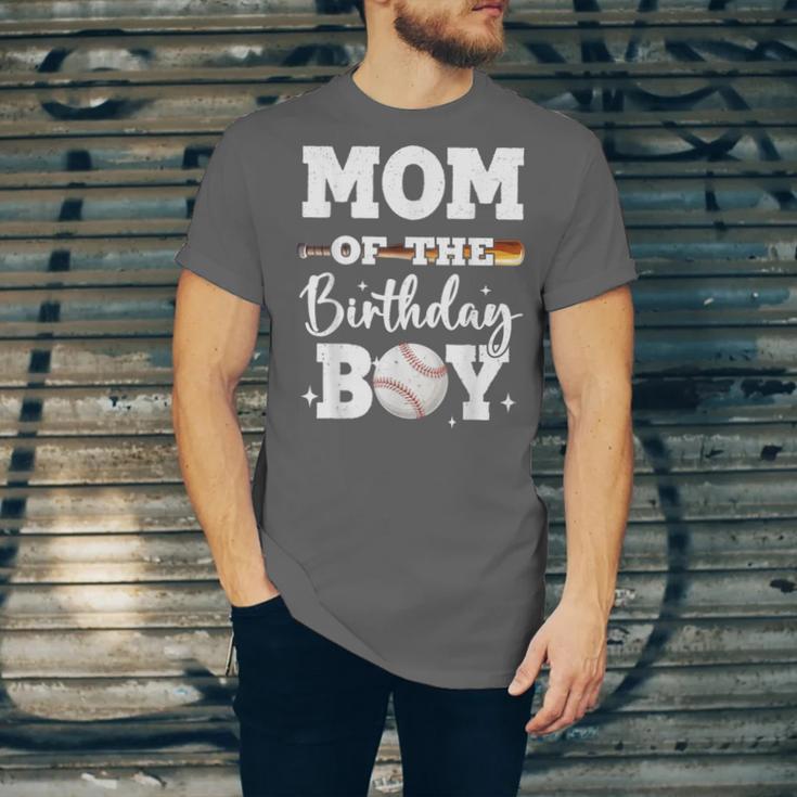Mom Of The Birthday Boy Baseball Bday Family Unisex Jersey T-Shirt Mom Of The Birthday Boy Baseball Bday Family Unisex Jersey T-Shirt