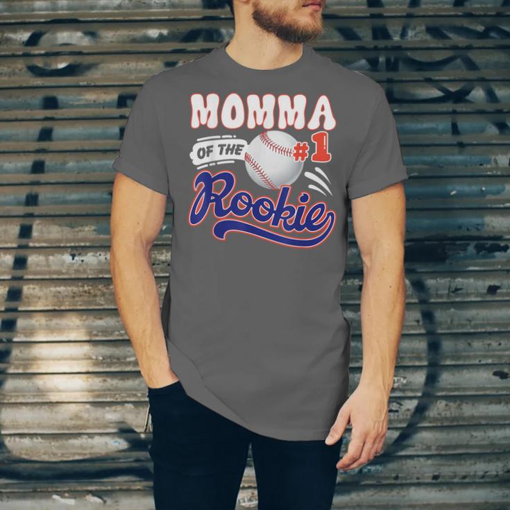 Momma Rookie Of Year 1st Birthday Baseball Theme Matching Unisex Jersey T-Shirt Momma Rookie Of Year 1st Birthday Baseball Theme Matching Unisex Jersey T-Shirt