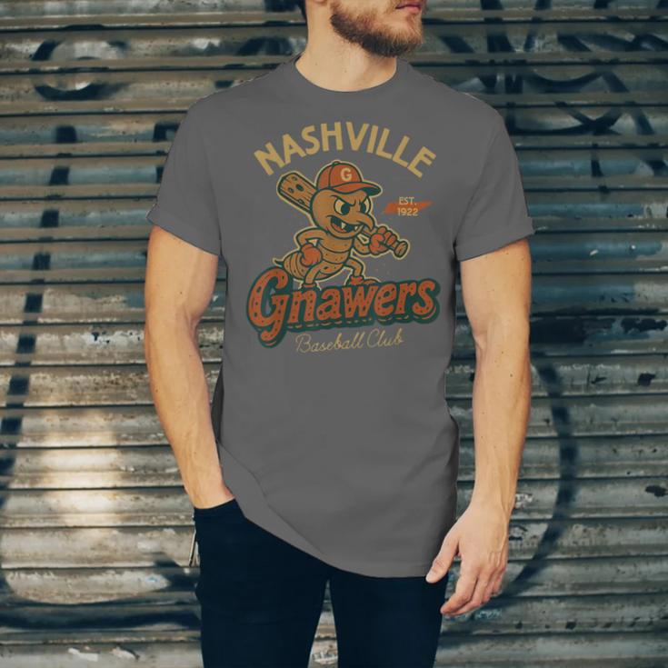 Nashville Gnawers Retro Minor League Baseball Unisex Jersey T-Shirt Nashville Gnawers Retro Minor League Baseball Unisex Jersey T-Shirt