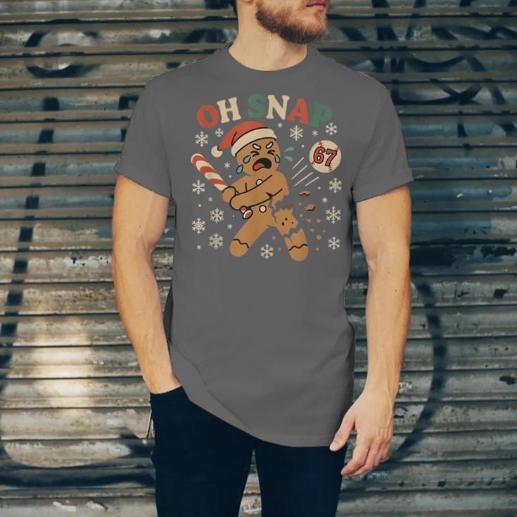 Oh Snap Gingerbread 67 Meme Baseball Christmas Xmas Unisex Jersey T-Shirt Oh Snap Gingerbread 67 Meme Baseball Christmas Xmas Unisex Jersey T-Shirt