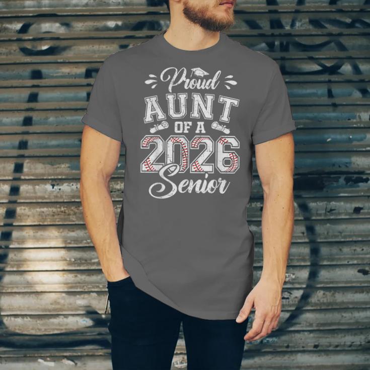Proud Aunt Of A 2026 Senior Baseball Graduate Unisex Jersey T-Shirt