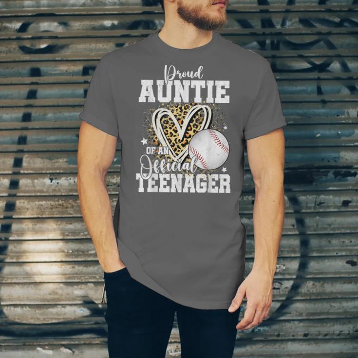 Proud Auntie Of An Official Teenager 13th Birthday Baseball Unisex Jersey T-Shirt Proud Auntie Of An Official Teenager 13th Birthday Baseball Unisex Jersey T-Shirt