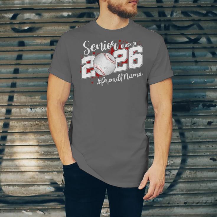Proud Mama Of A 2026 Senior Baseball Graduation Mom Unisex Jersey T-Shirt Proud Mama Of A 2026 Senior Baseball Graduation Mom Unisex Jersey T-Shirt