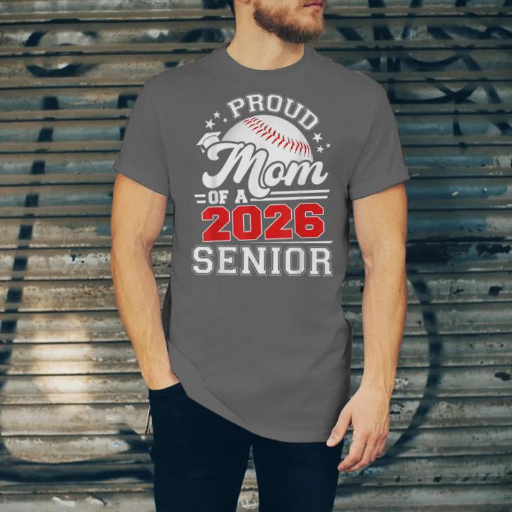 Proud Mom Of A 2026 Senior Baseball Graduation 2026 Unisex Jersey T-Shirt