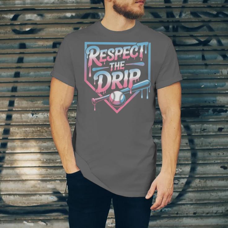 Respect The Drip Baseball Player Unisex Jersey T-Shirt Respect The Drip Baseball Player Unisex Jersey T-Shirt