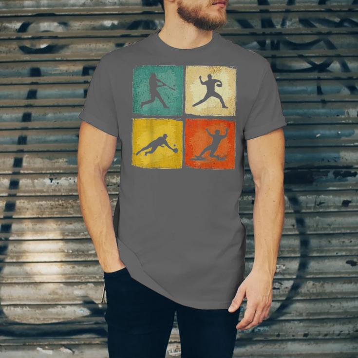 Retro Style Baseball Lover Playing Men Women Kids Baseball Unisex Jersey T-Shirt Retro Style Baseball Lover Playing Men Women Kids Baseball Unisex Jersey T-Shirt