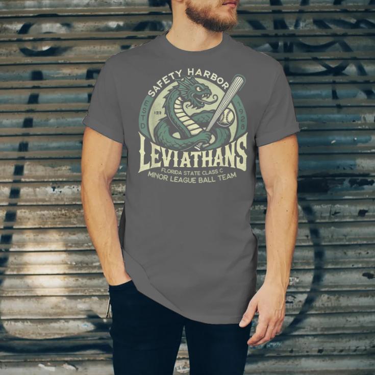 Safety Harbor Leviathans Retro Baseball Monster Unisex Jersey T-Shirt Safety Harbor Leviathans Retro Baseball Monster Unisex Jersey T-Shirt