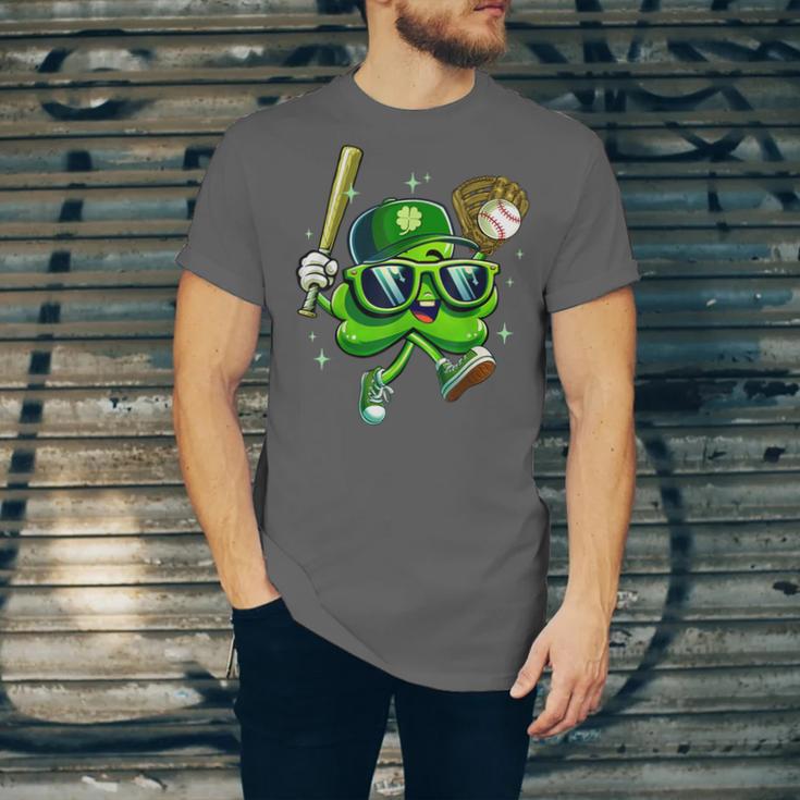 Shamrock Lucky Clover Baseball Patricks Day Family Matching Unisex Jersey T-Shirt Shamrock Lucky Clover Baseball Patricks Day Family Matching Unisex Jersey T-Shirt