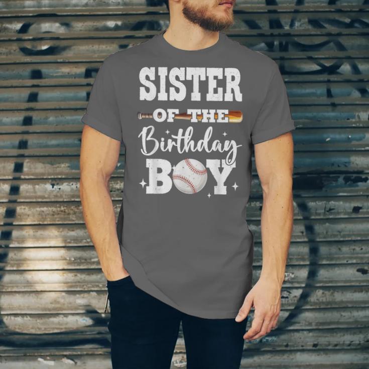 Sister Of The Birthday Boy Baseball Bday Family Unisex Jersey T-Shirt Sister Of The Birthday Boy Baseball Bday Family Unisex Jersey T-Shirt