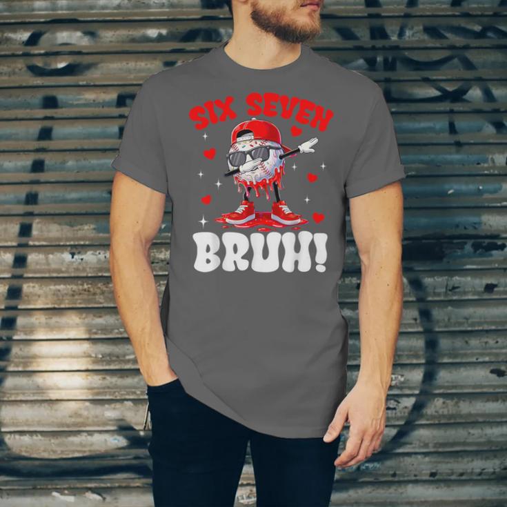 Six Seven 67 Bruh 6 7 Meme Valentine Baseball Drip Boys Kids Unisex Jersey T-Shirt Six Seven 67 Bruh 6 7 Meme Valentine Baseball Drip Boys Kids Unisex Jersey T-Shirt