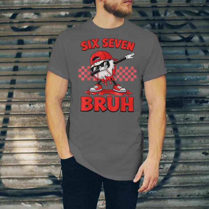 Six Seven 67 Bruh Baseball Valentine’s Day Teens Boys Kids Unisex Jersey T-Shirt Six Seven 67 Bruh Baseball Valentine’s Day Teens Boys Kids Unisex Jersey T-Shirt